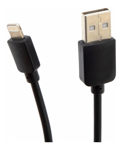 Cable Usb Getttech, Compatible Con Apple 1.5m Negro(jl-3570) Color Negro