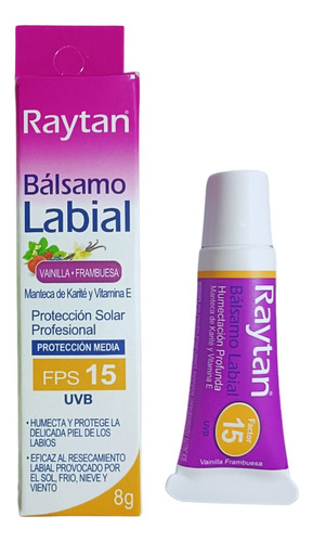 Balsamo Labial Vainilla-frambuesa Fps 15 -raytan