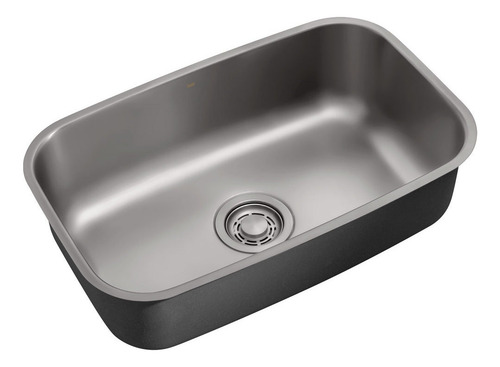 Cuba De Cozinha Inox Retangular 59x37 Cm Miura Grafite Fosca