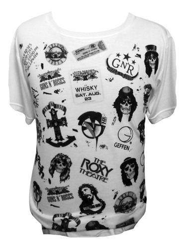 Tú Remera Sublimada Edición Especial Guns N' Roses Axl Slash