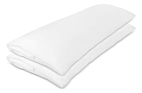 Protectores De Almohada De Tamaño Corporal (20 X 55) Con Cre