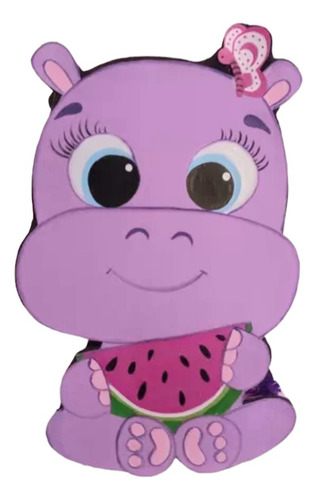 Piñata Hiipopotamo Bebe Hipopotama Animales De La Selva