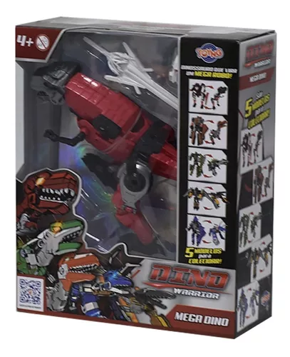 Brinquedo Dinossauro Robo Mega Dino Vermelho Toyng 42525