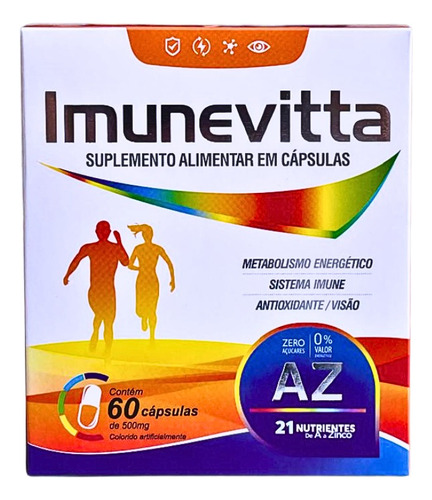 Kit 2 Cxs Imunevitta A-z 60 Cápsulas (120cps)