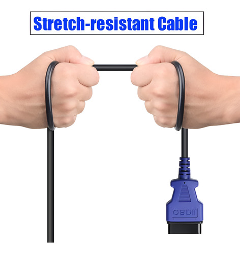 Cable Para Scanner Autel Im508 Obd2 Obdii Conector Obd Db25