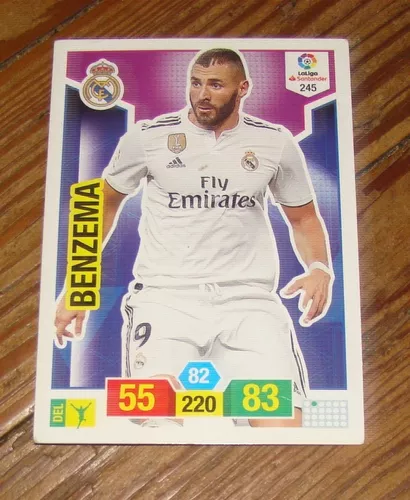Card Adrenalyn Liga Española 2018-19 - Benzema Real Madrid