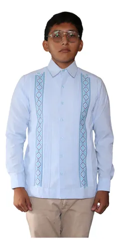 Guayabera azul cielo sale