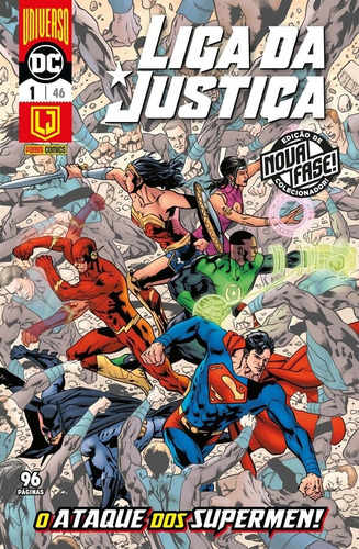 Liga da Justiça - 01 / 46, de Venditti, Robert. Editora Panini Brasil LTDA, capa mole em português, 2021