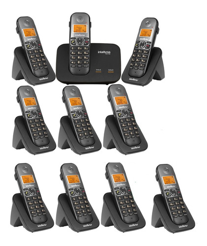 Telefone Sem Fio 2 Linhas E 10 Ramais Ts 5150 Intelbras