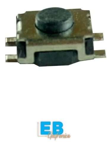 Tact Switch Smd 3x3.5mm 4 Pines Alto 2mm X 10 Un.