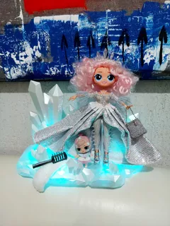 Boneca Lol Surprise Omg Crystal Star Winter Edição Especial