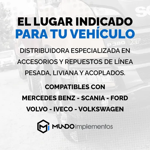 Juego Opticas Iveco Stralis Cursor Tector Hi-way Cromada