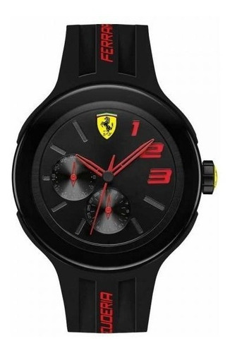 Reloj Negro Ferrari Para Hombres 0830223