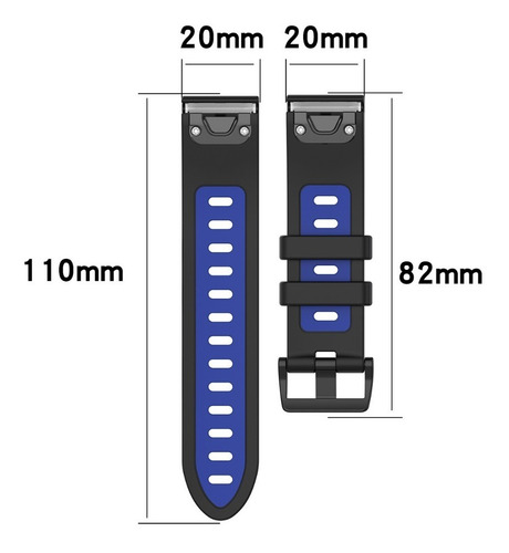 Malla Para Garmin Fenix 7s Fenix 6s Fenix 5s Instinct 2s