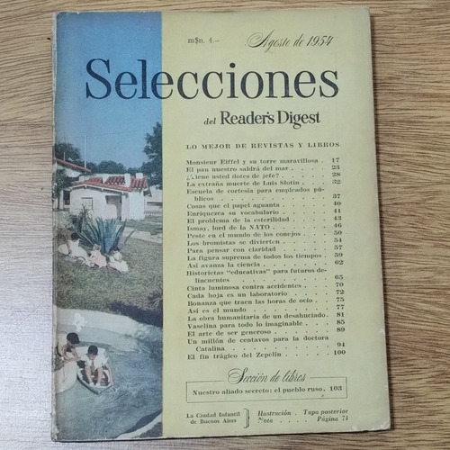 Revista Selecciones Del Reader's Digest Octubre 1957 N°203