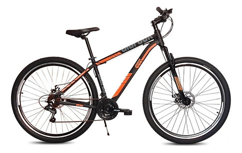 Bicicleta Montaña Alurock Kraken 21v Freno Disco Rod 29 Alum Color Naranja