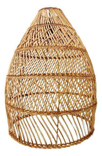 Lampara De Techo Colgante Rattan Natural Kavo - Casa Kos