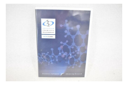 Advanced Chemistry Development V11 Visionary Software Acd/