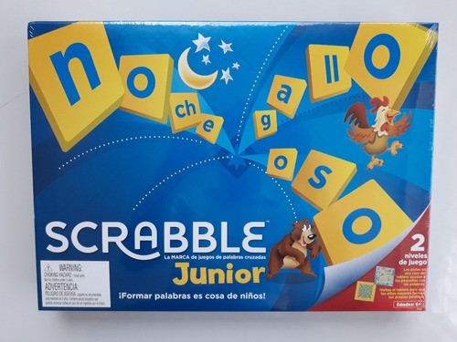 Scrabble Junior Original Mattel En Español Nuevo Y Sellado