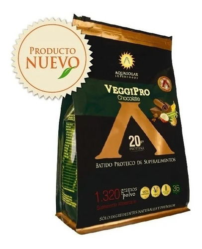 Veggi Pro Chocolate Batido Proteico Vegano 1.320 Grs