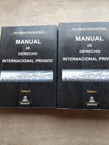 Manual De Derecho Internacional Privado T 1 Y 2 Ana Ramírez 