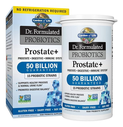 Probioticos Prostate + 50 Billion Garden Of Life 60 Capsulas