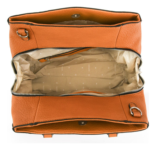 Cartera Dos Asas Grande Arwen Camel