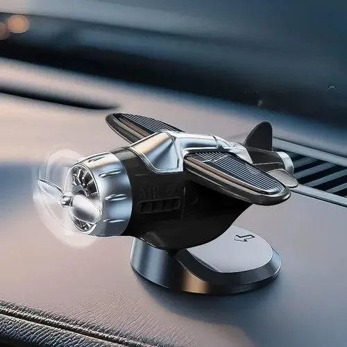 Cheirinho Fragrância Energia Solar Mini Avião Painel Carro Preto Colônia Lavanda Limão