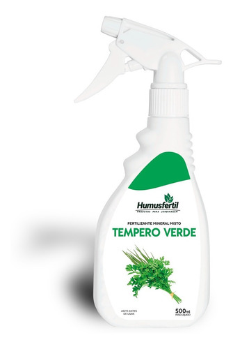 Fertilizante Adubo Liquido Tempero Verde Mineralspray 500 Ml