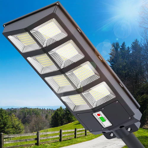 Farolas Solares Impermeables Para Exteriores, 800 W, Luz Led