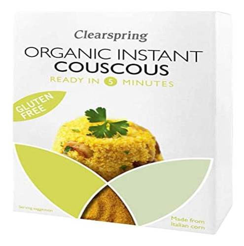 Clearspring Cous Instantaneos Organicos Sin Gluten, 200 Gr