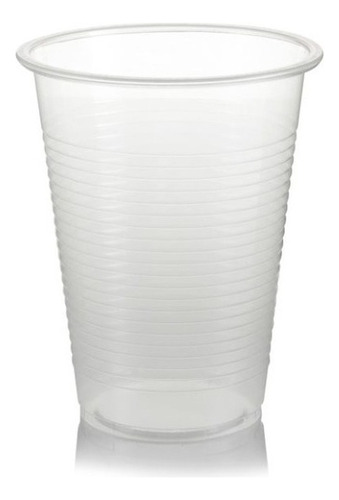 Vaso Plástico Desechable 7 Oz Sin Tapa 100 Unidades Color Transparente Pamolsa 200 cc
