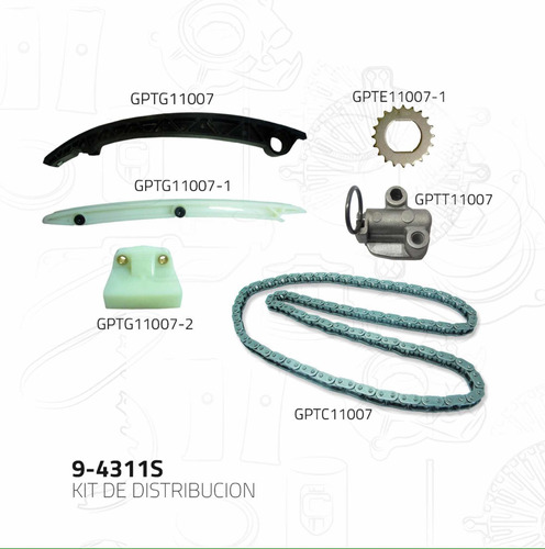 Kit Distribucion Tiempo Motor Buick Encore 1.4l 2013-2019