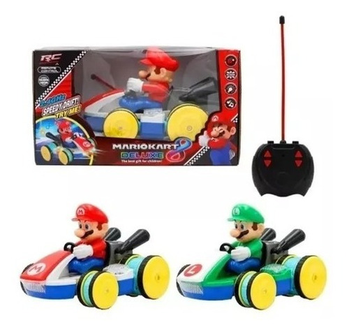 Carro Control Remoto Mario Kart Con Luces