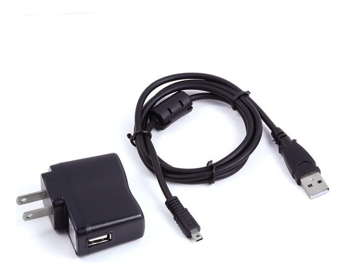 Incamera Usb Ac Adapter/battery Charger + Pc Cord For N...