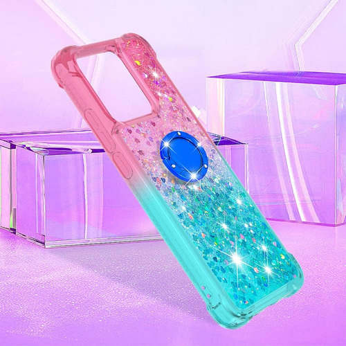 Funda Protectora De Tpu Para Xiaomi Redmi 10c Con Efecto Arena Movediza Brillante Con Efecto Arena Movediza Con Funda Protectora En Cuatro Esquinas