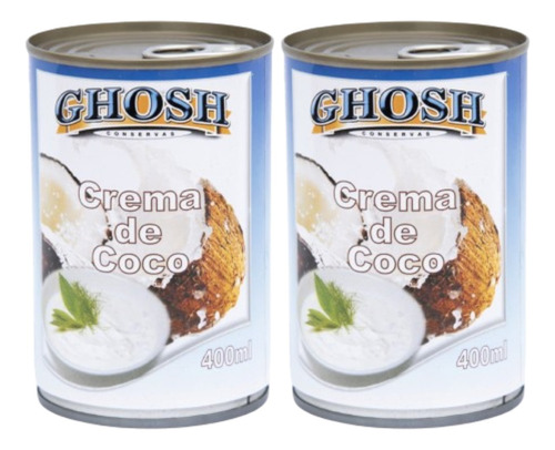 Crema De Coco 400ml Ghosh (2 Unidades)