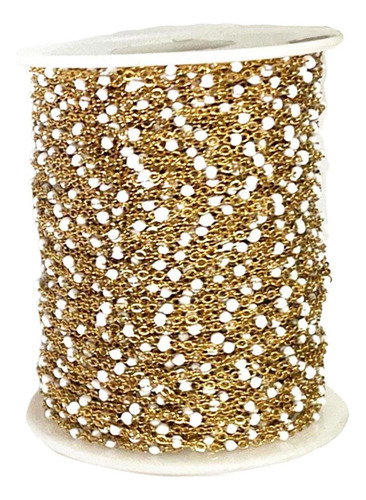 5m/roll Link Chain Beads Pulsera Fabricación De Joyas Acero