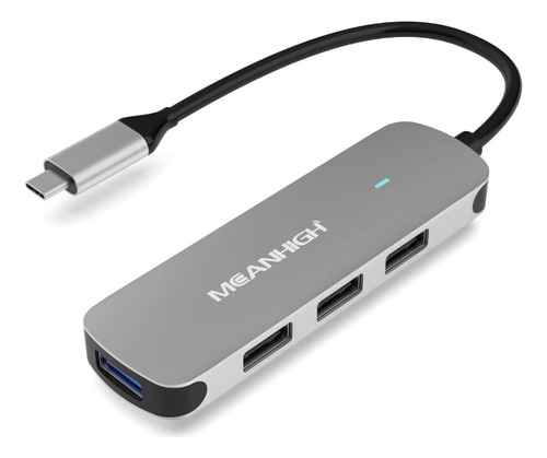 Hub Usb C 4 Puertos Meanhigh Macbook Air Pro Envio Inmediato