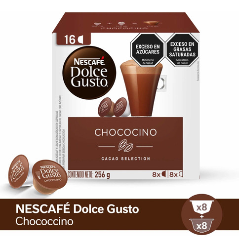 Cápsulas Chocolate Chococcino Nescafé Dolce Gusto Capsuland