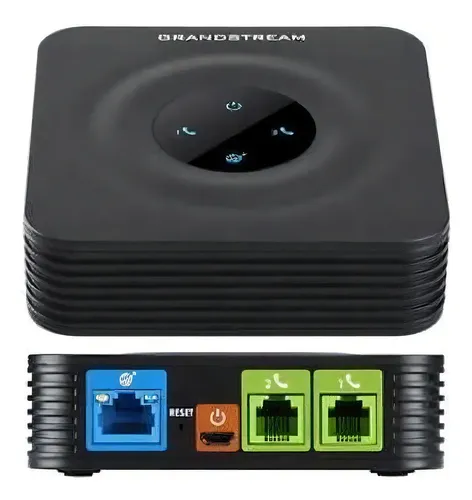 Grandstream HT802 VoIP アナログ電話アダプタ 2FXS Grandstream HT802 Adaptador ATA 2 Portas FXS VoIP Residencial e