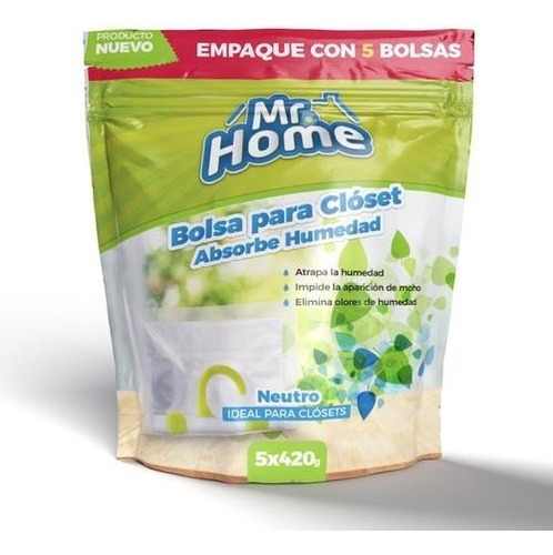 Mr. Home absorbente humedad closet 5 unidades