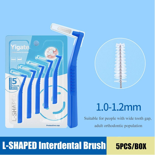 Cepillo Interdental En Forma De L, Mini Cepillo De Dientes,