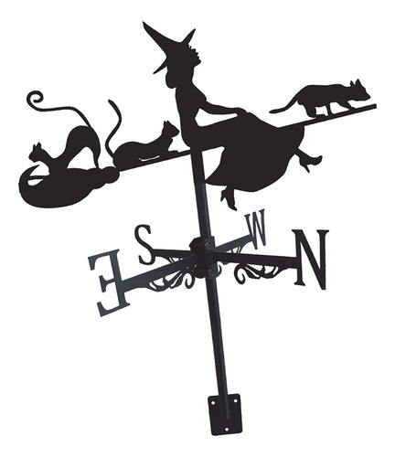 Weathervane Weather Rust Bruja Y Gato Bruja Y Gato