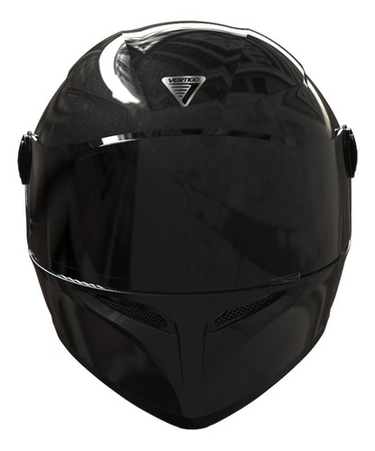 Imagen 2 de 5 de Casco Integral V50 Monochrome Negro Brillante Talle L