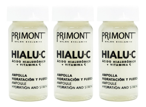 Primont Hialu C Acido Hialuronico X3 Ampollas Hidratación 