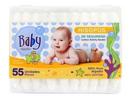 Hisopos Para Bebés 55 Unidades Algabo Bebe