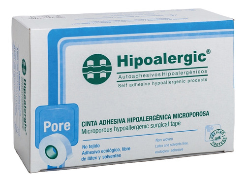 Hipoalergic Pore Color Piel 2,50 Cm X 9 Mt Caja X 12 Rollos