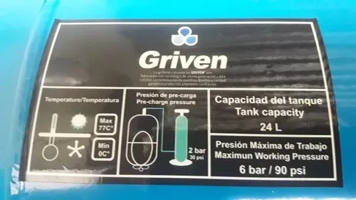 Pulmón Para Tanque 24l Griven