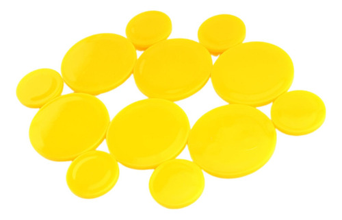 Cubierta De Grasa Para Rodamientos De 12 Piezas Amarillas